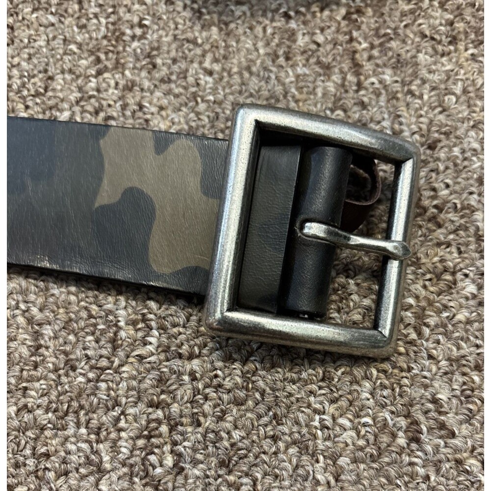 Allen Edmonds "CAMOCLIFF AVE" Casual Belt  #17305 Size 44 Camo